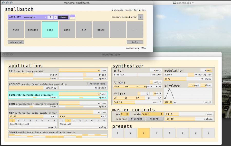 Main interface